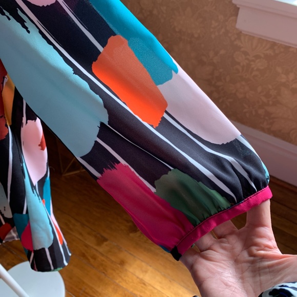 Crosby by Mollie Burch‎ abstract tunic. Worn 1x . 178 retail - Picture 3 of 4